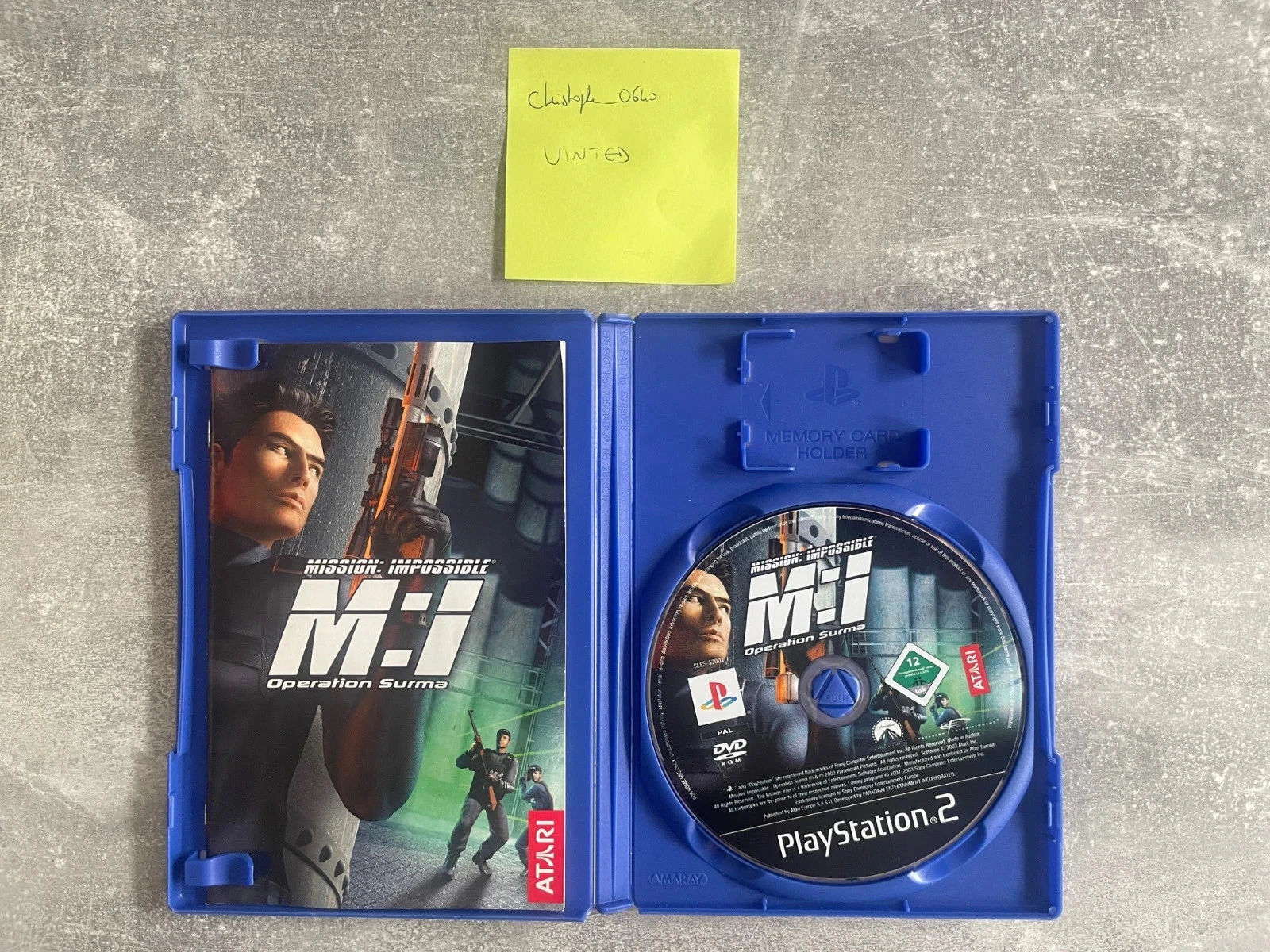 Jogo Missão Impossível / MI Operação Surma para Sony PS2 / Playstation 2 em francês. – photo 2